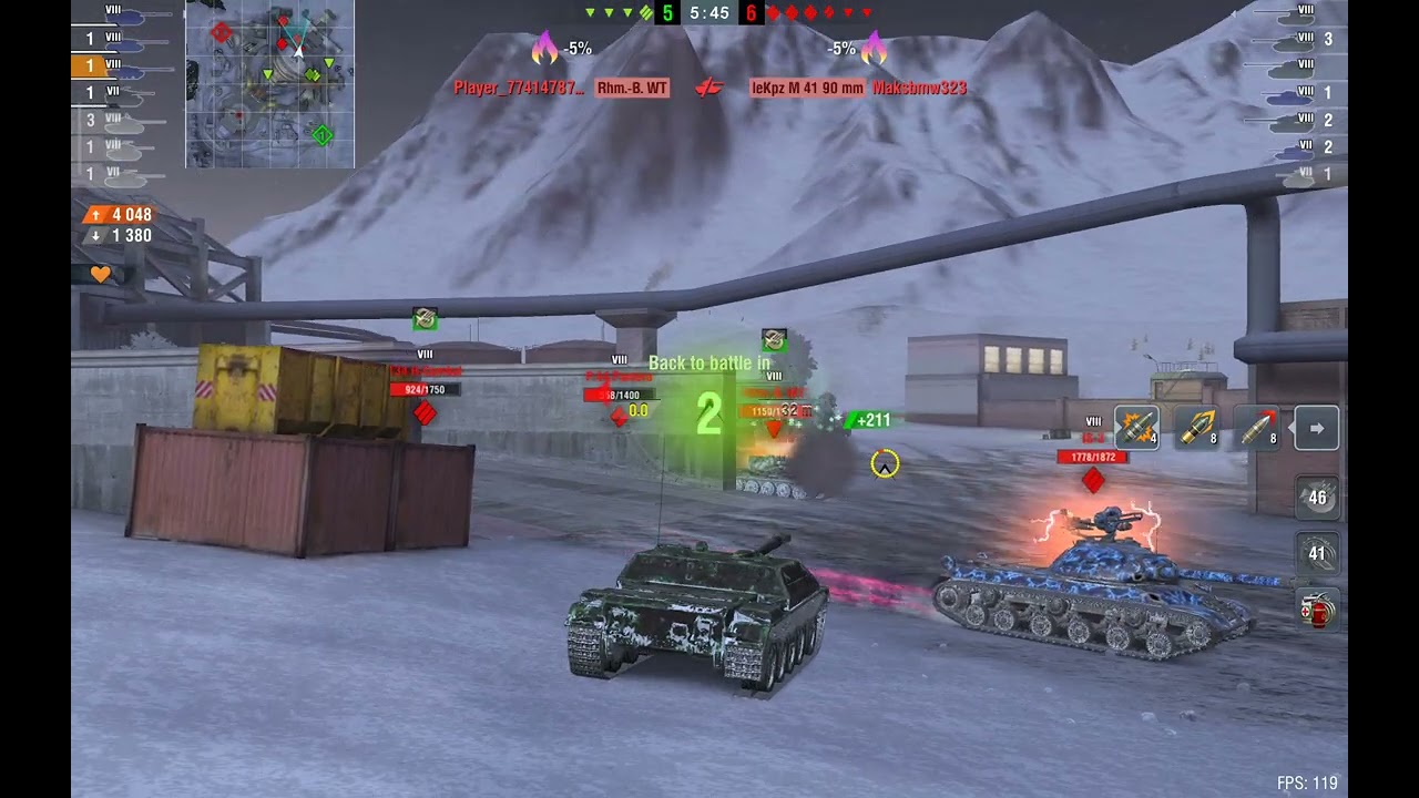 WZ-120-1G FT | 9.5K Damage | WOT BLITZ Burning Games