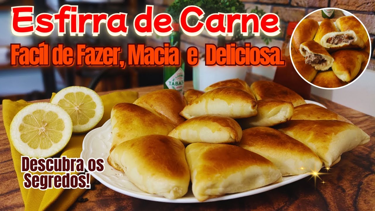 Como Fazer Esfiha de Carne Fechada – Receita Fácil e Deliciosa! 🥟🔥