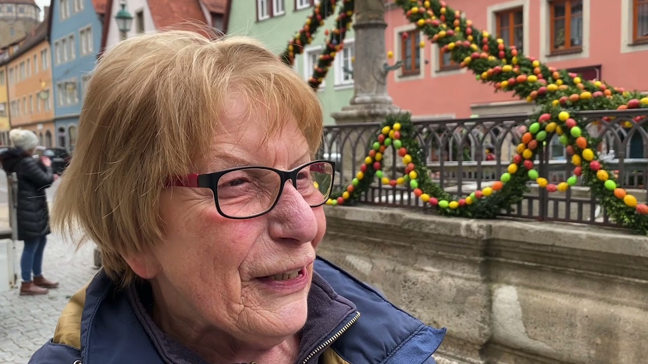 Osterbrunnen in Rothenburg ob der Tauber
