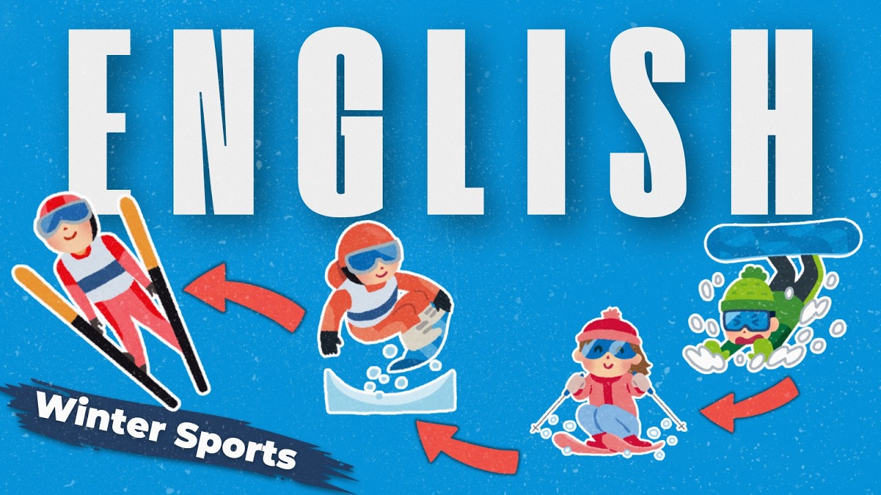 Learn English Speaking Winter Olympics Vocabulary  Sports & Equipment  Comprehensible English Input