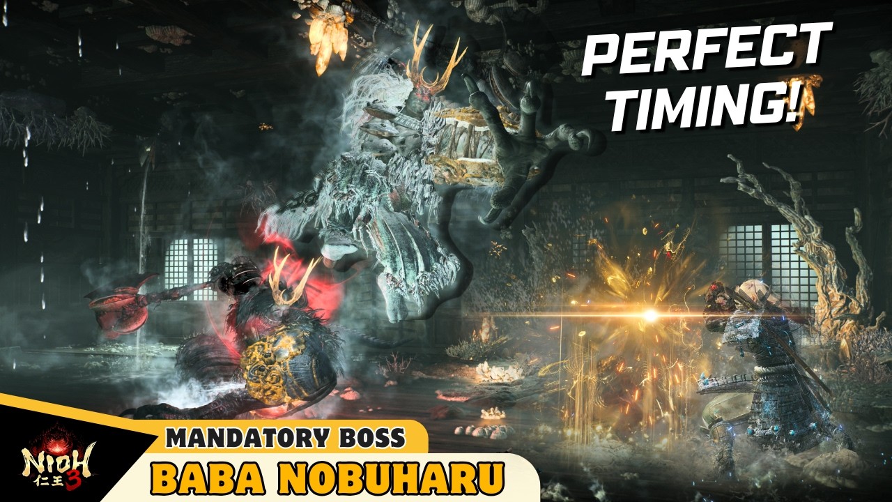 Как легко победить Бабу Нобухару в Nioh 3 | Полное руководство по боссу и стратегия 