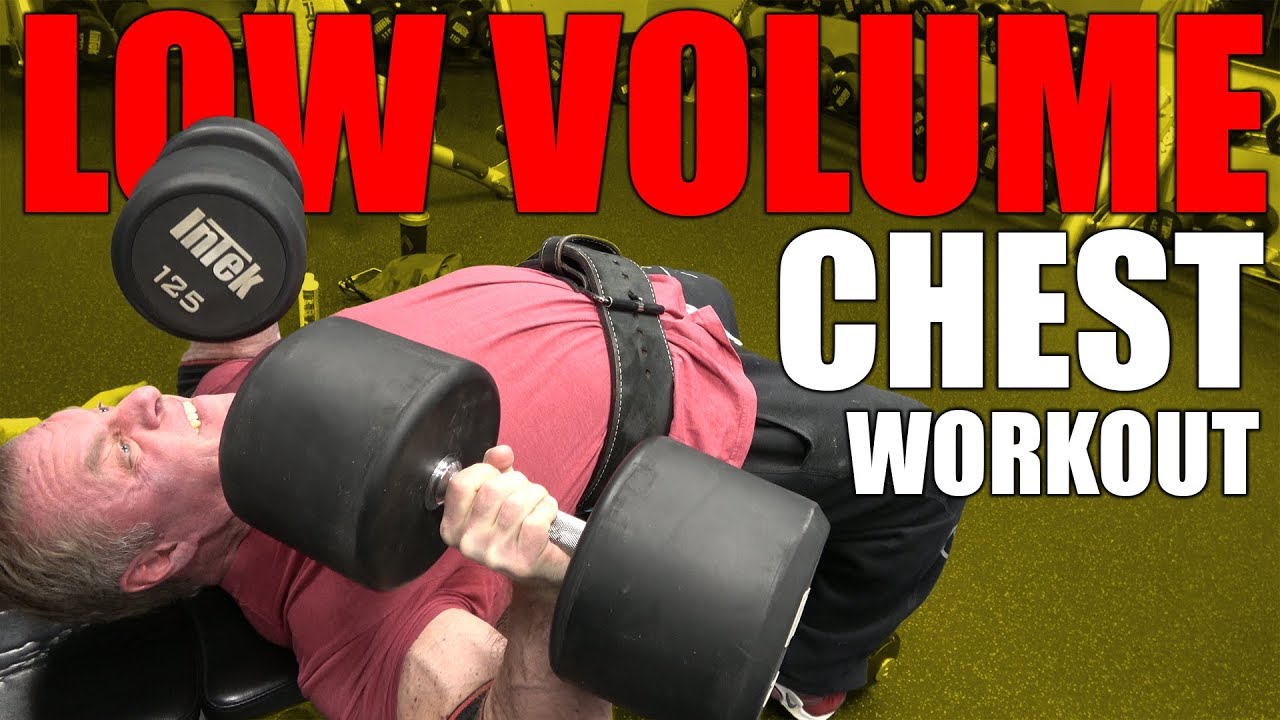 Top Secret Low Volume Chest workout
