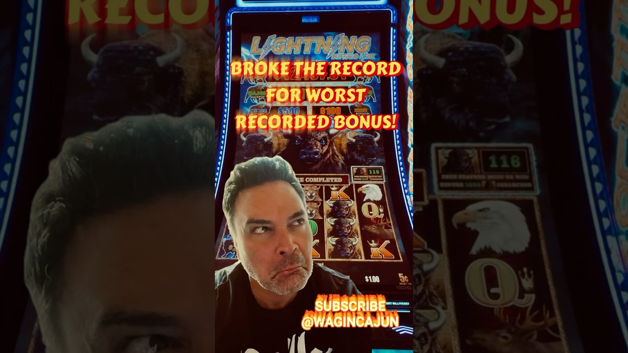 RECORD BREAKING WORST FEATURE SLOT BONUS EVER! 
