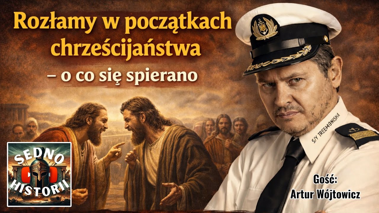 Rozłamy w początkach chrześcijaństwa -  o co się spierano| rozmowa A. Wójtowicz