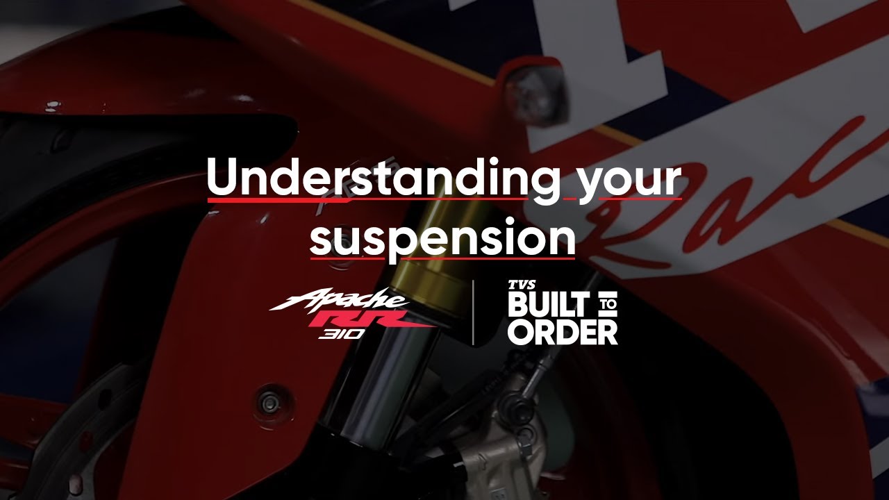 TVS Riding Academy -  Understanding your motorcycle suspension