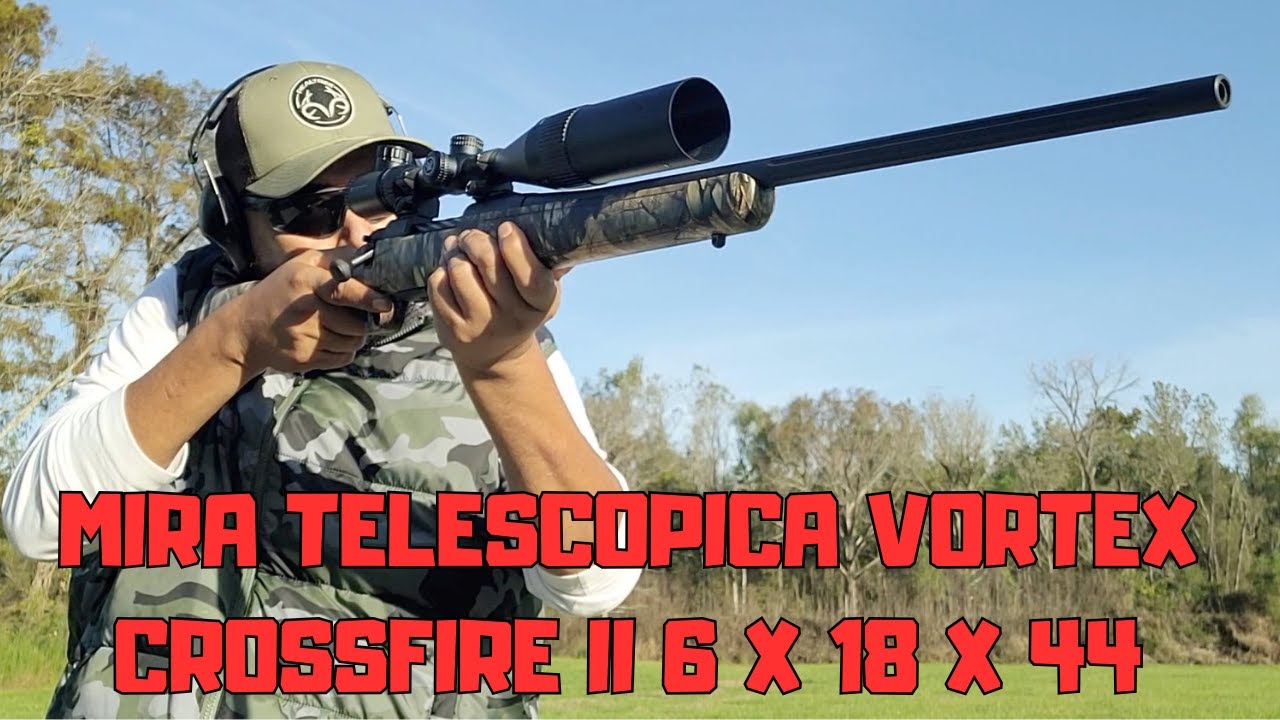 TELESCOPIO VORTEX CROSSFIRE II  V BRITE 6x18x44 EN ESPAÑOL
