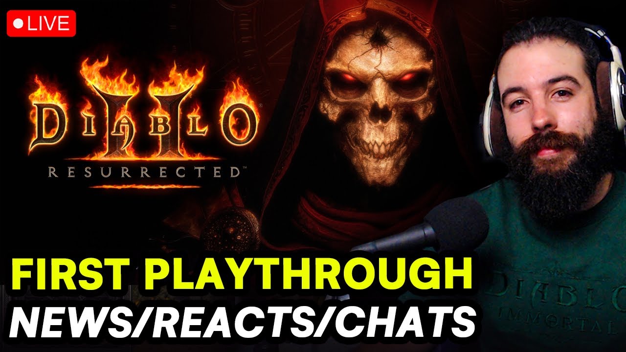 DIABLO 2 FIRST PLAYTHROUGH + HAPPY SUNDAY REACTS