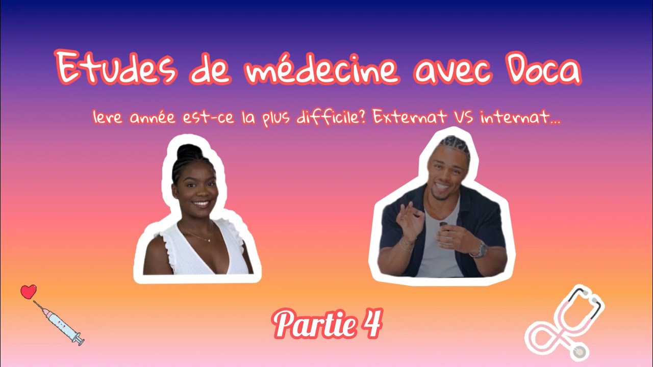 On vous raconte TOUT avec Doca : 1ere année est-ce la plus difficile? Externat, internat #medical 