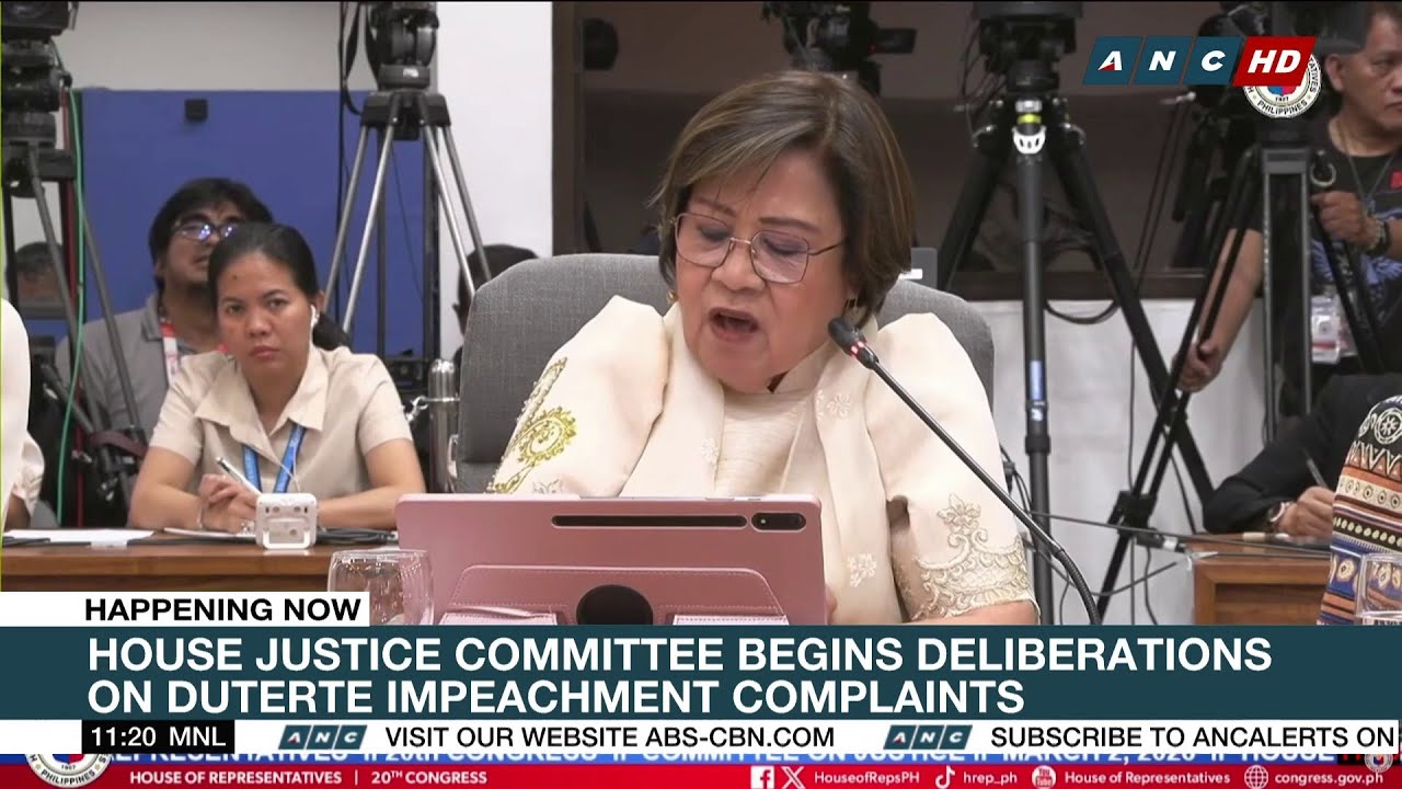 De Lima on VP Sara impeachment: 'Usapin ng pambansang seguridad, katatagan ng pamahalaan' | ANC