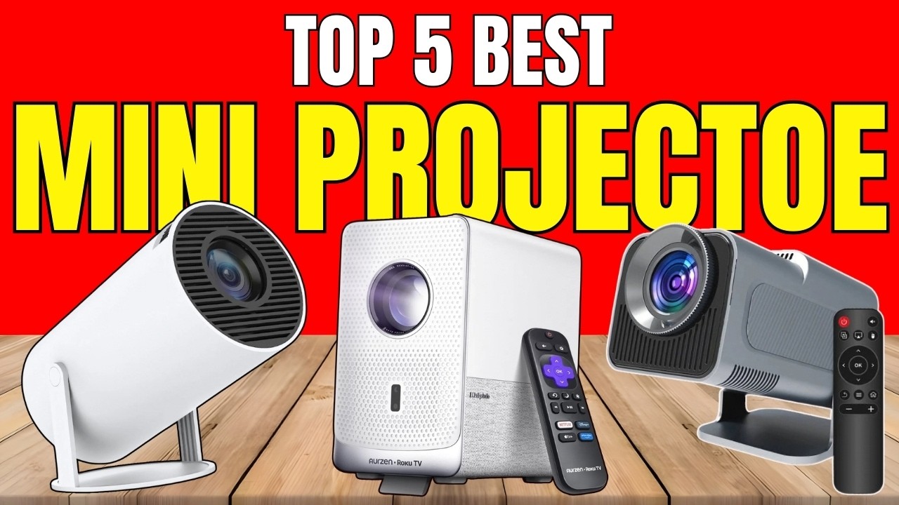 Топ-5 лучших мини-проекторов на Amazon в 2026 году | Умные 4K проекторы для дома и улицы
