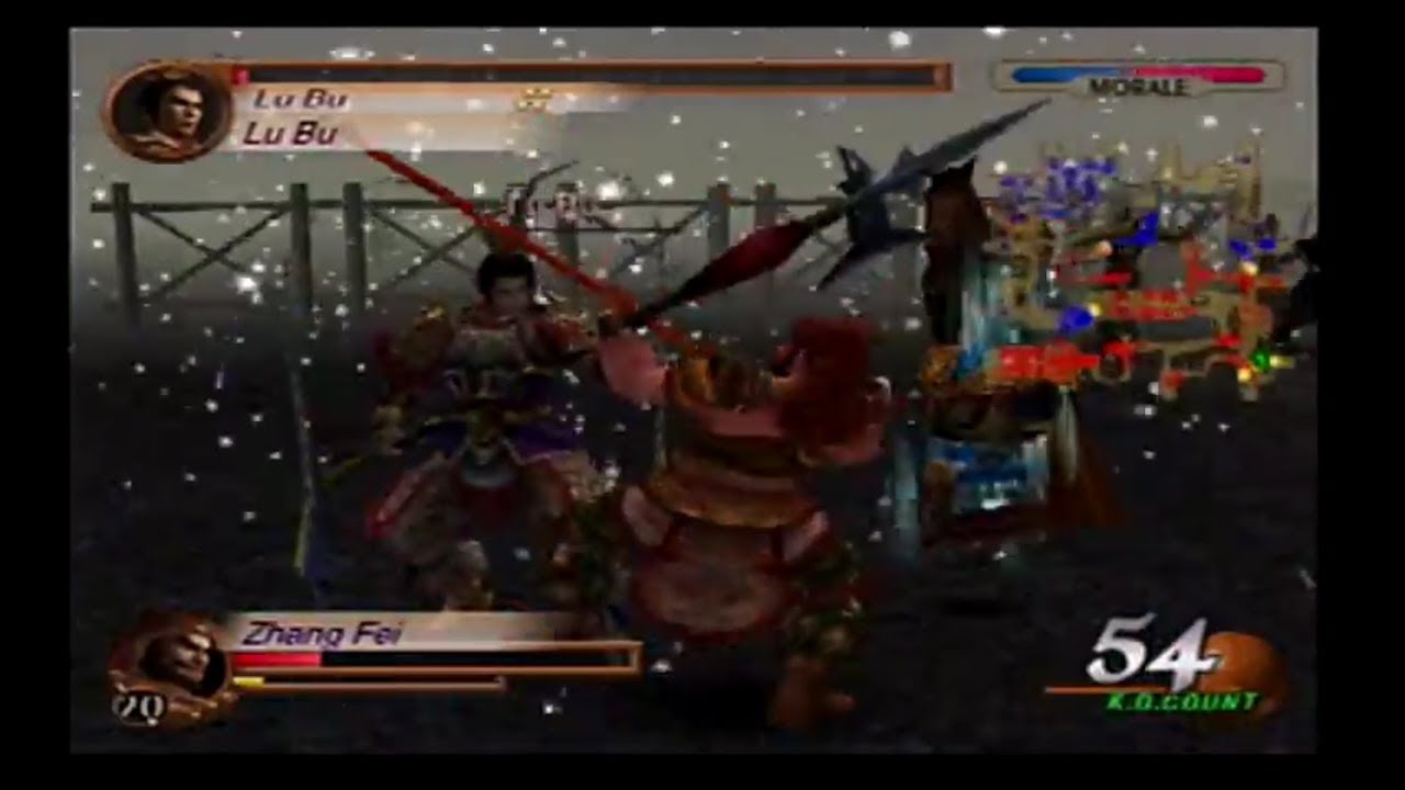 Dynasty Warriors 3: XL - Zhang Fei Musou Mode 1 | The Battle at Hu Lao Gate