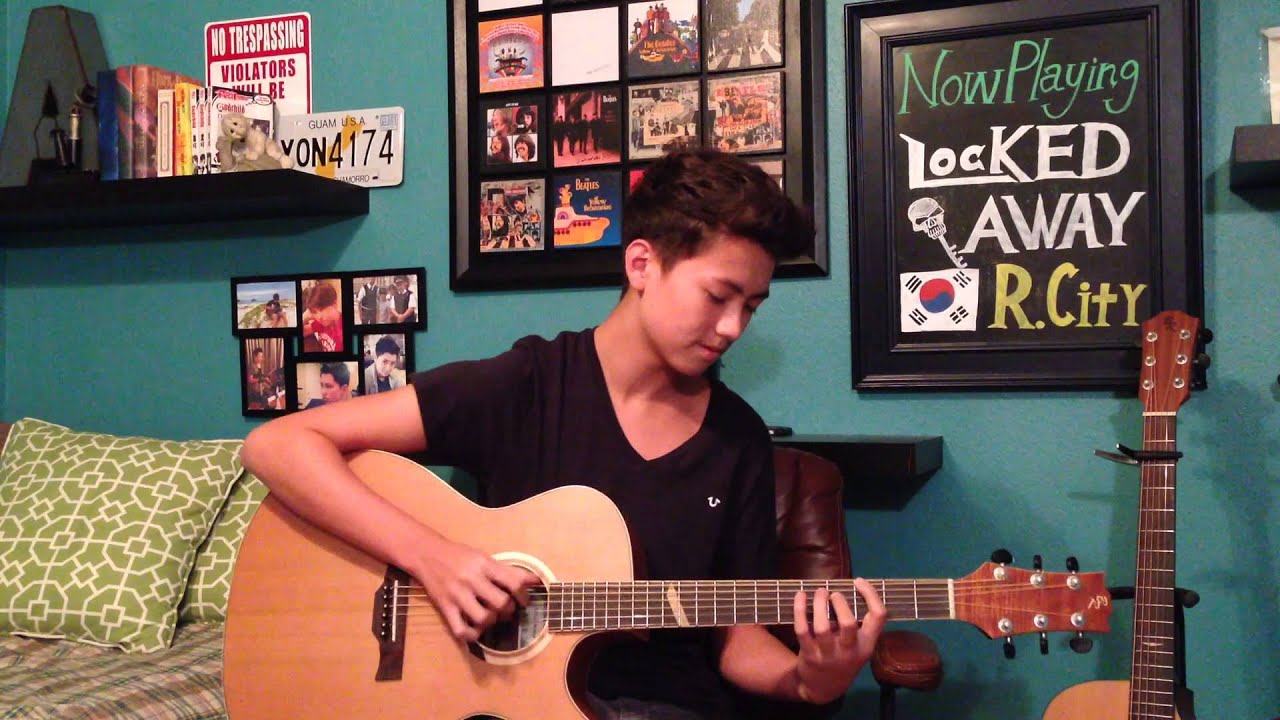 Locked Away - R. City ft. Adam Levine - Fingerstyle Guitar Cover