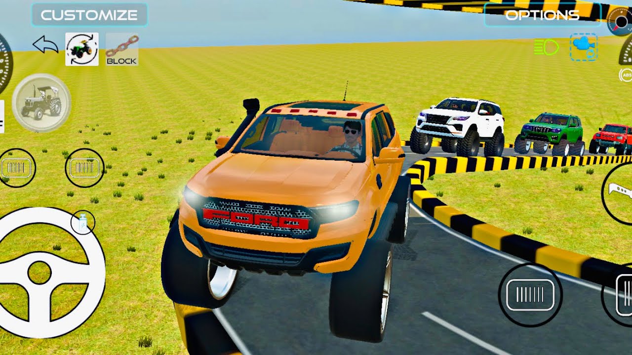 Drive Thar and Fortuner 4x4 in Game 🔥 #scorpio #fortuner #4x4 #thar #gamingvideos #gameplay 