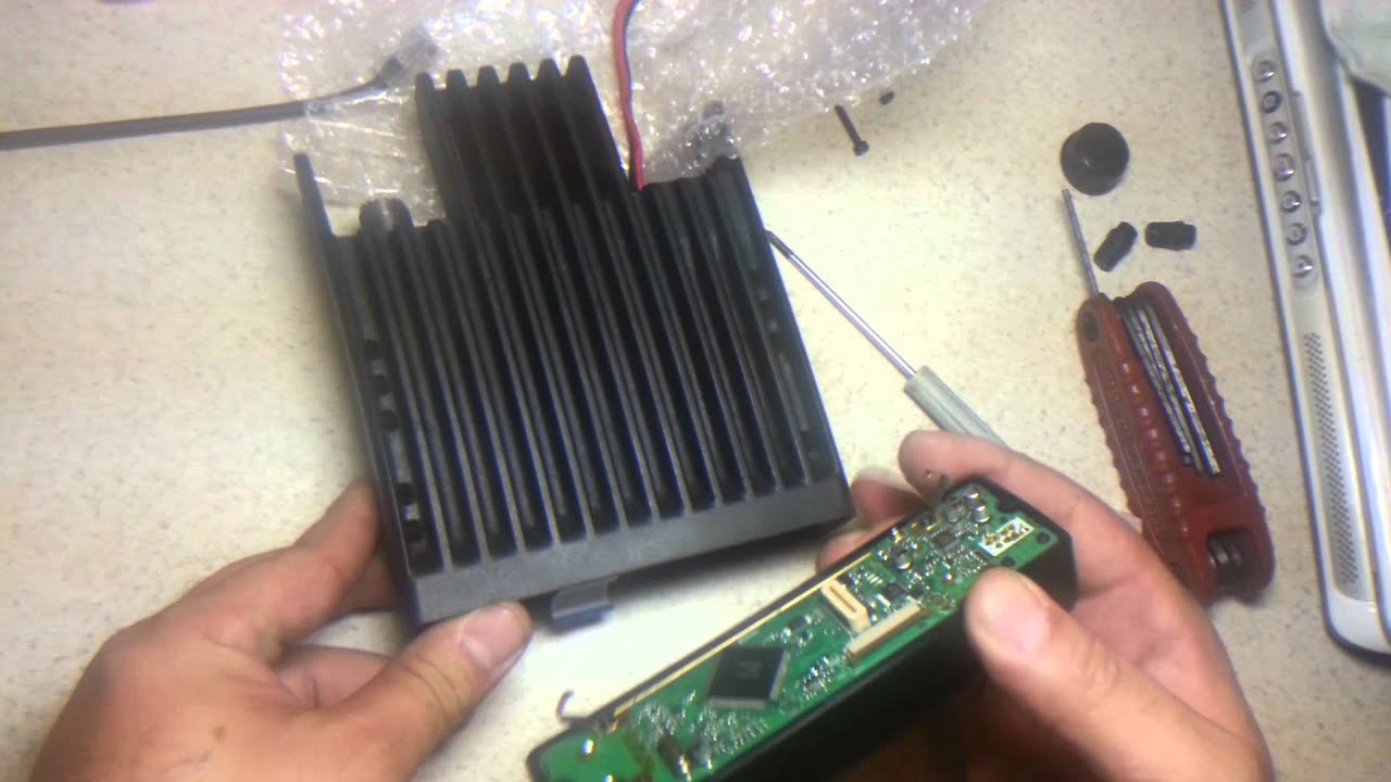 Icom IC-2200H display repair video 2