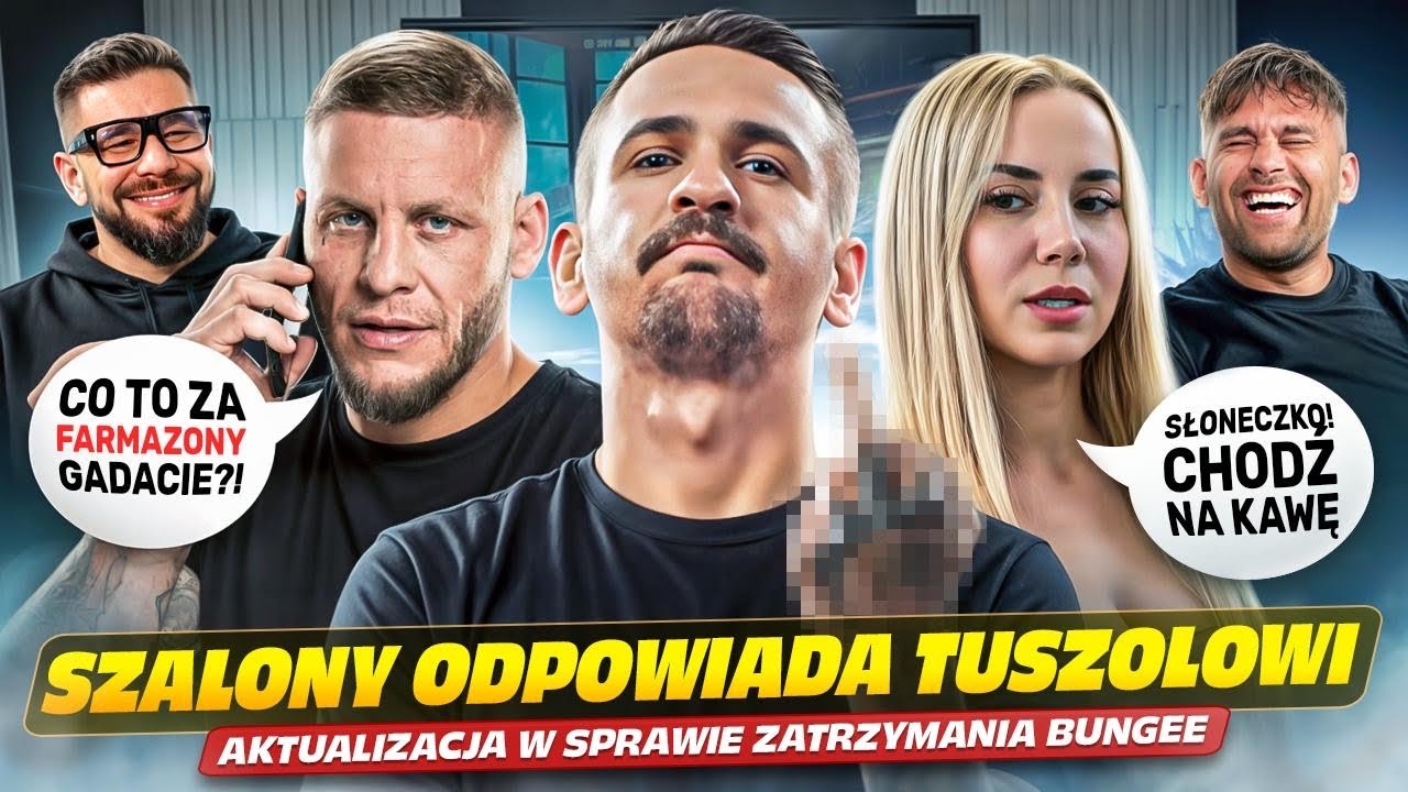 TUSZOL POZYWA SZALONEGO, UPDATE O ZATRZYMANIU BUNGEE, USTAWA PATOSTREAMING (SCHREIBER, FAME AWARDS)