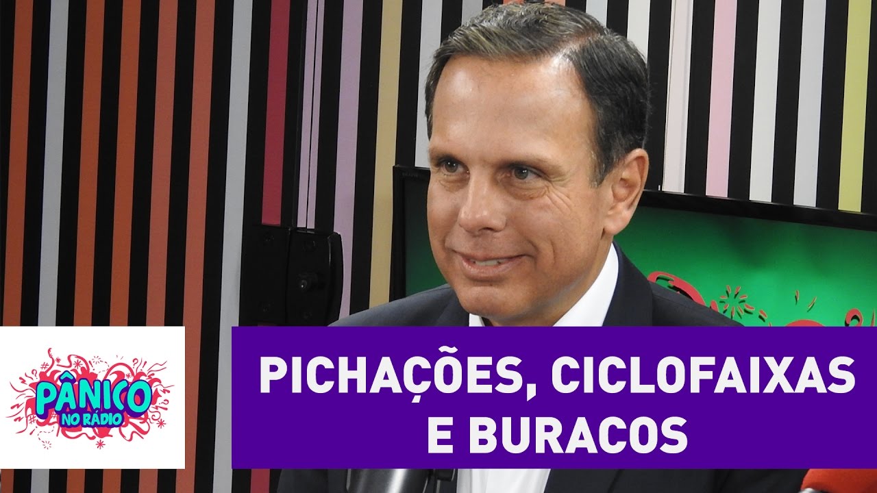Picha&ccedil;&otilde;es, Ciclofaixas, buracos: Doria responde pergunta 