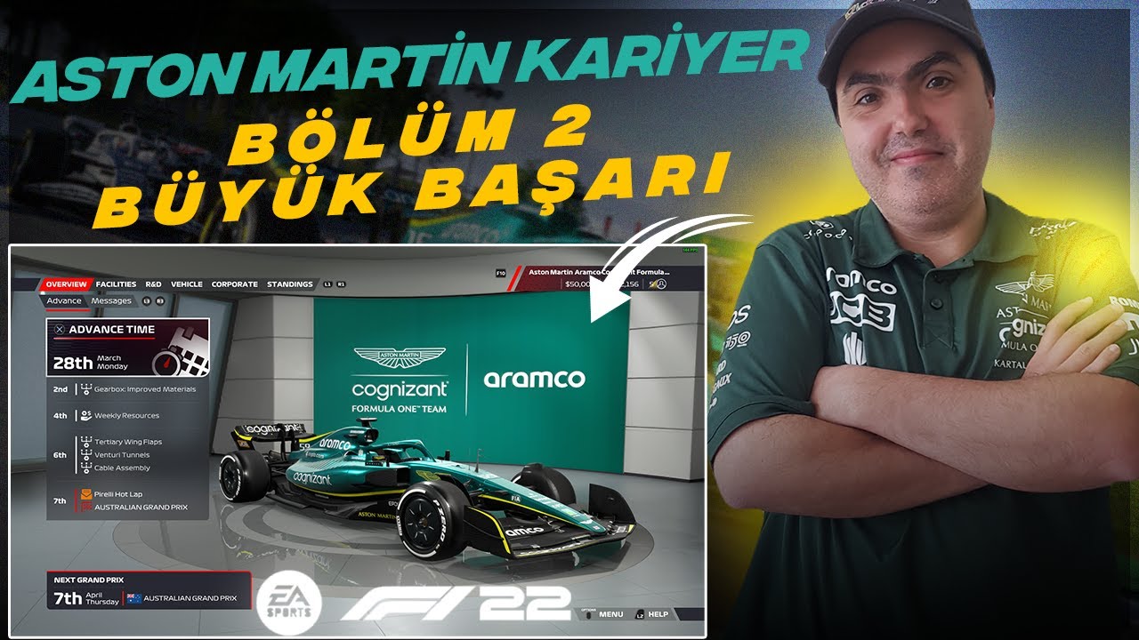 F1 22 Türkçe Kariyer - Bölüm 2 (Hamilton - Perez İşinize Bakın Kardeşim!!!)