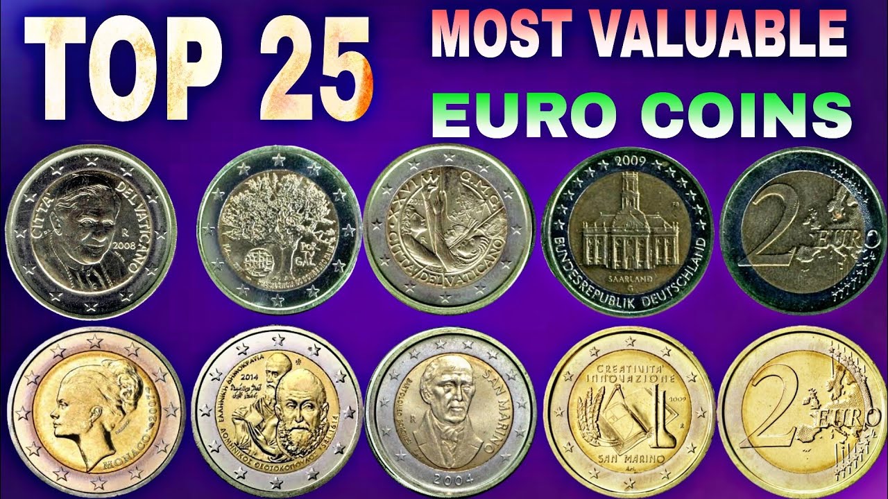 Top 25 Most Valuable Euro Coins Worth Millions | Rare Euro Coins You Need to Know!