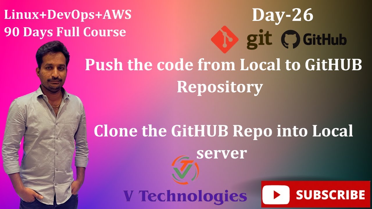 Day_26 | AWS DevOps 90 Days course | Git | GitHub | NagiReddy | VTechnologies