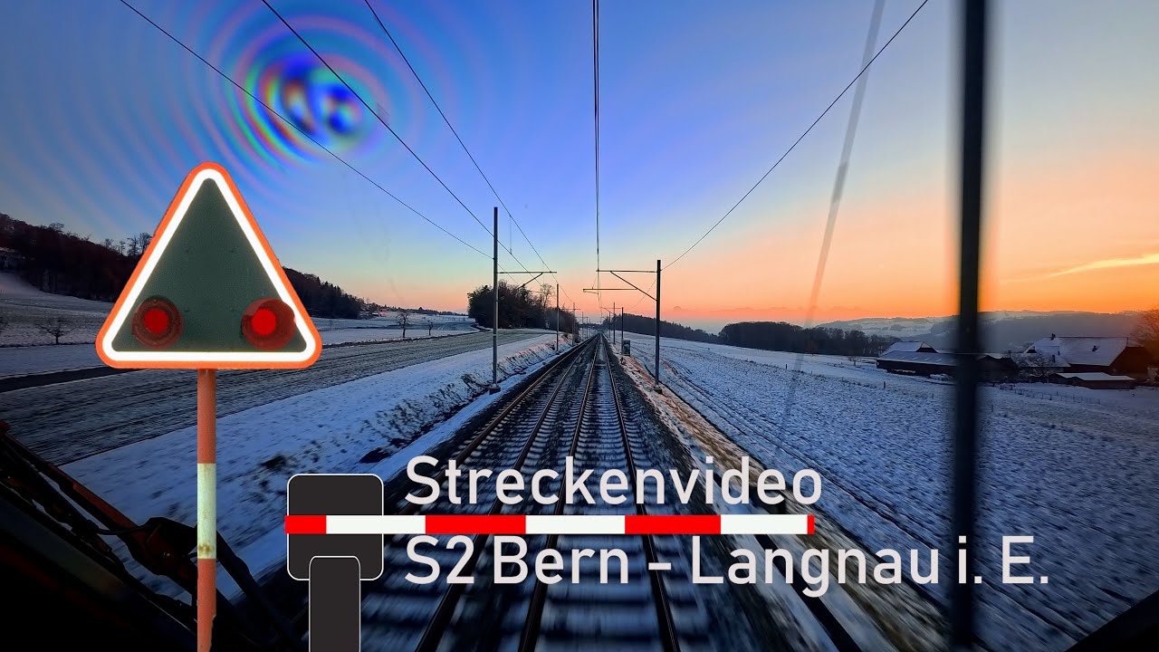 Führerstandsmitfahrt / Cab ride S2 Bern - Langnau i. E. 🚃 BLS RABe528 MIKA 🌄