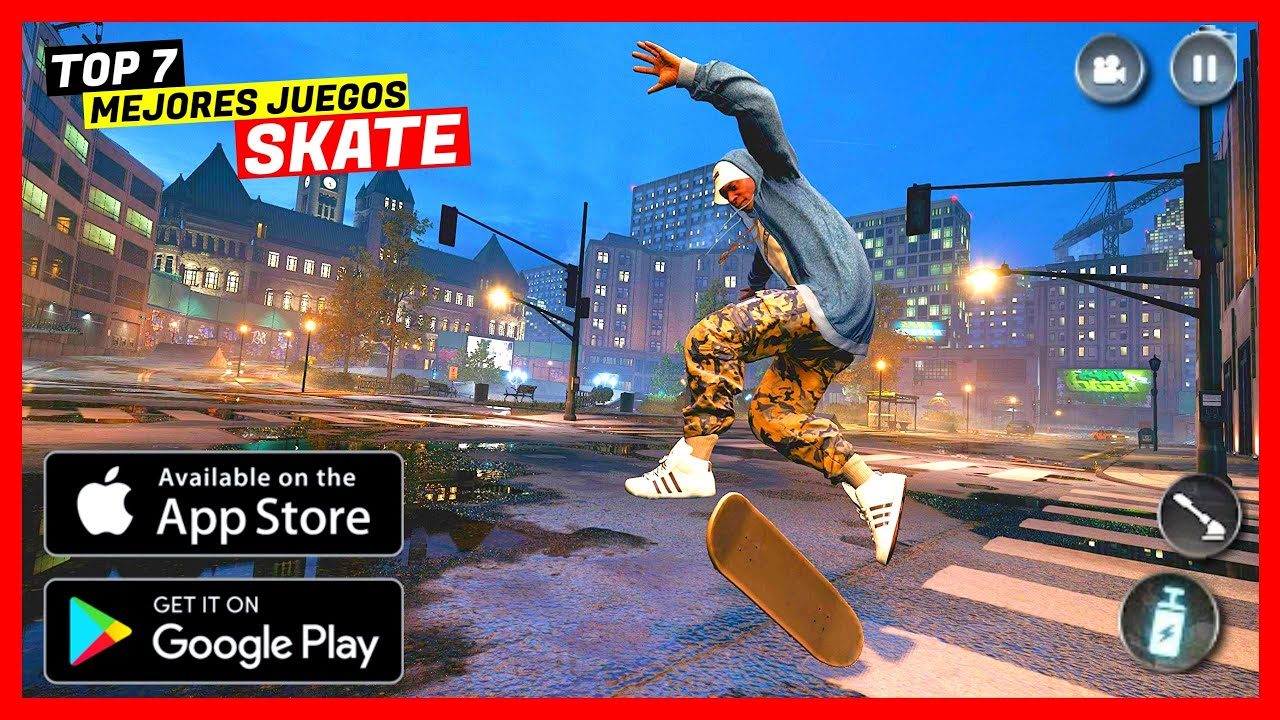 🔴 Cuales son los 7 Mejores Juegos de SKATE PATINETAS Para ANDROID & iOS 2026 🚗 ULTRA HD
