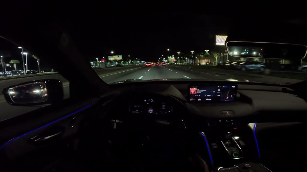 2025 ACURA TLX A-SPEC (NIGHT DRIVE POV)