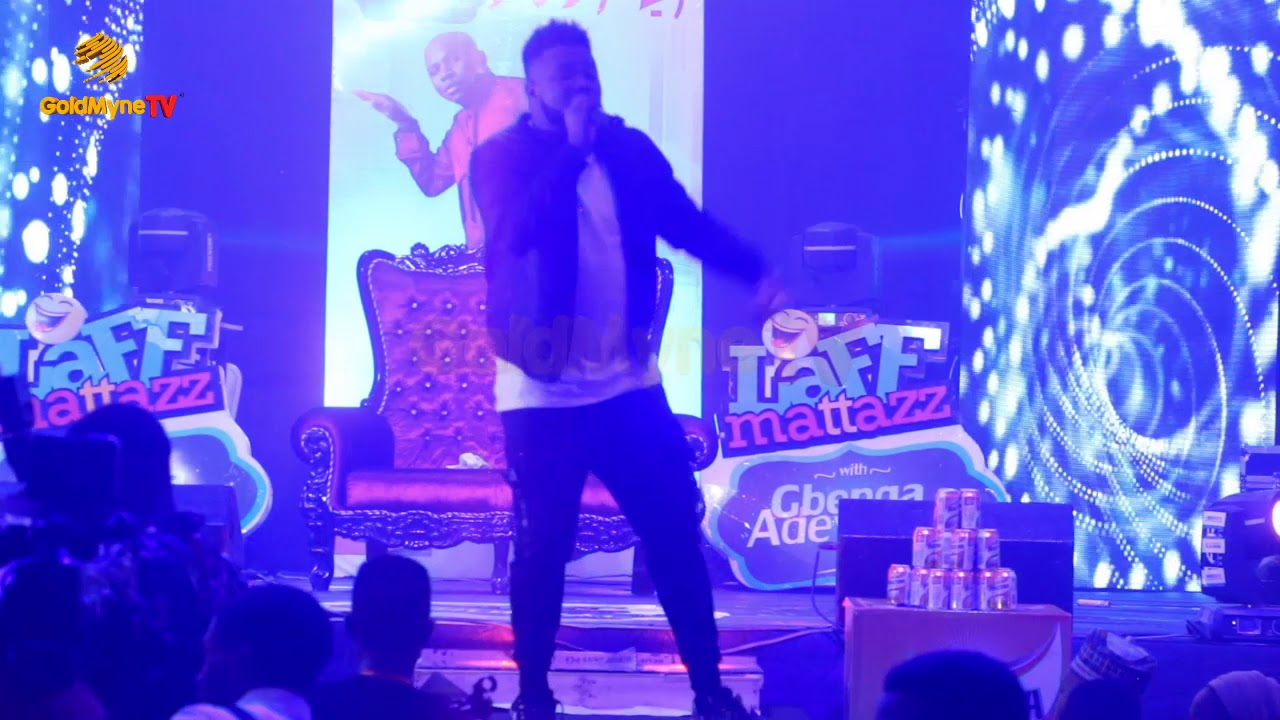 CHINKO EKUN'S PERFORMANCE AT LAFF MATTAZZ WITH GBENGA ADEYINKA D 1ST