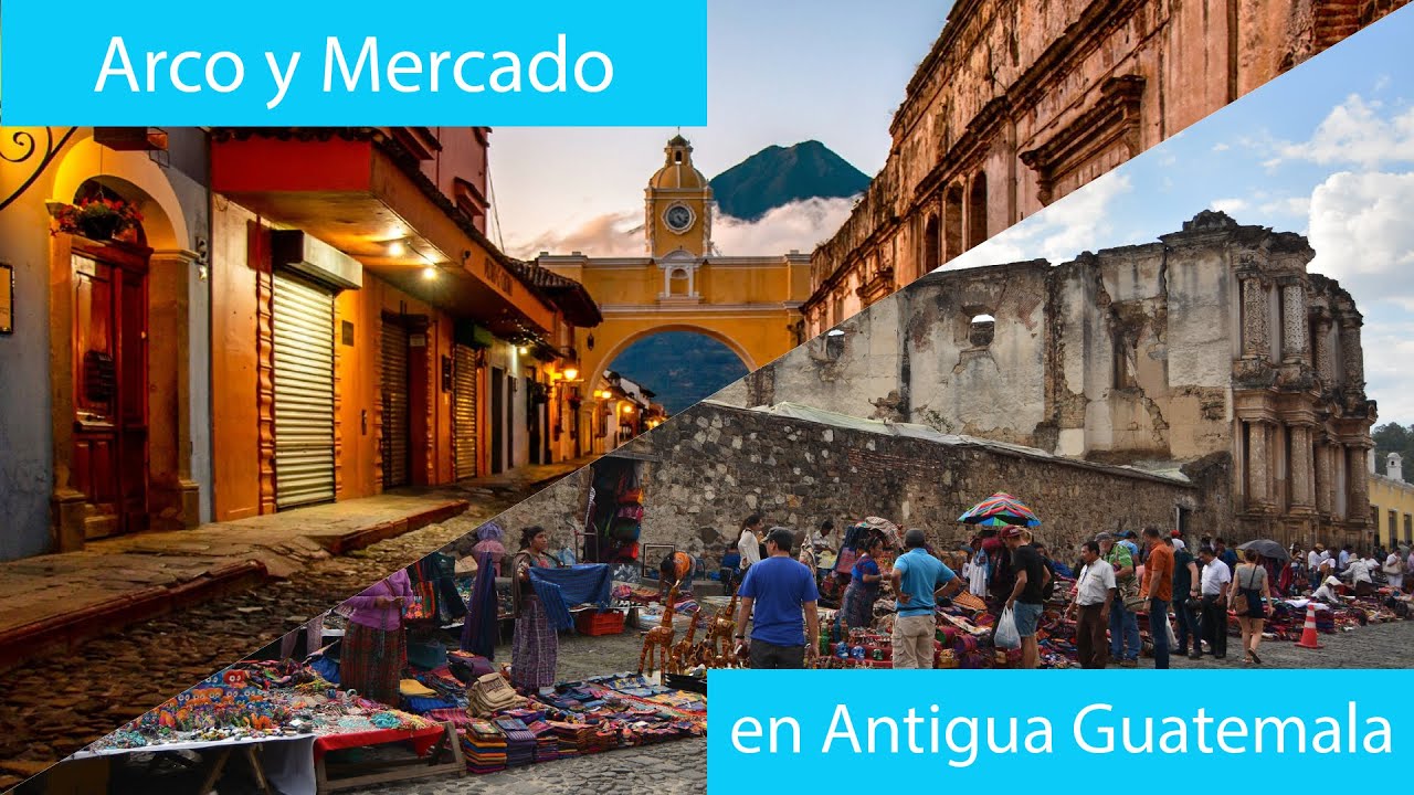 Mercado de artesanías en Antigua Guatemala!