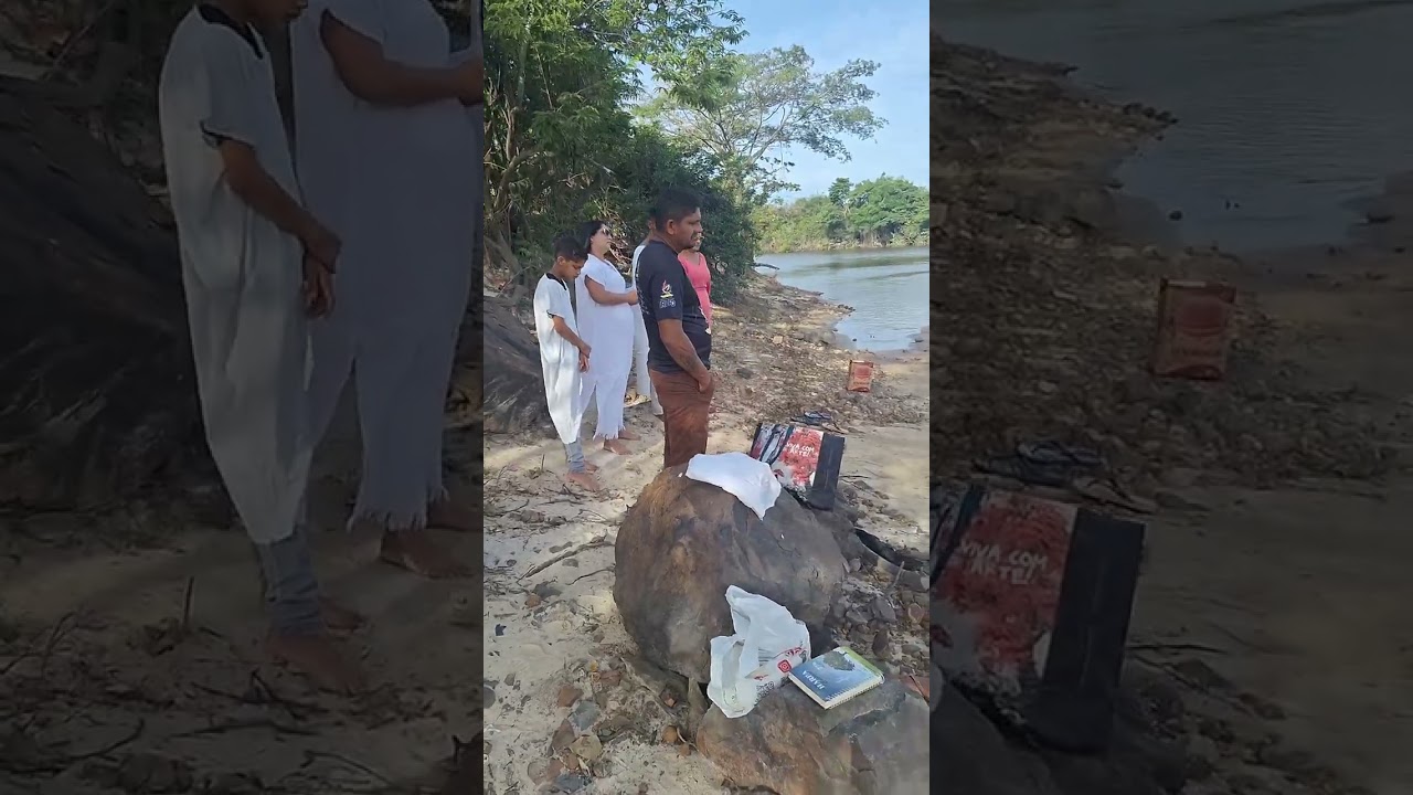 Batismo do irmão Manoel,  irmão Reina e o filho  dela