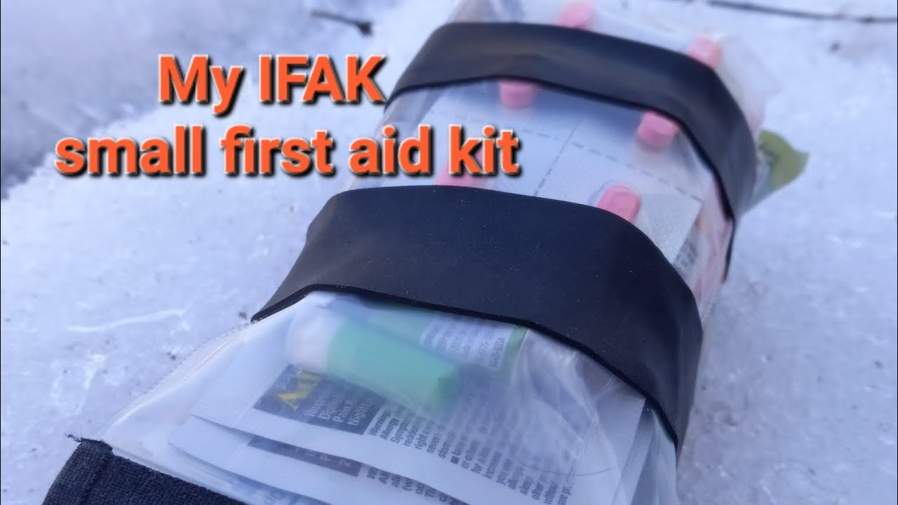 My personal First aid kit, ziploc bag edition