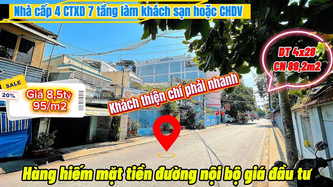 MẶT TIỀN ĐƯỜNG QUẬN BÌNH THẠNH 95TR/M² | ĐƯỜNG 10M – BÊN HÔNG BX MIỀN ĐÔNG – BÁN GẤP ĐẦU TƯ ALO