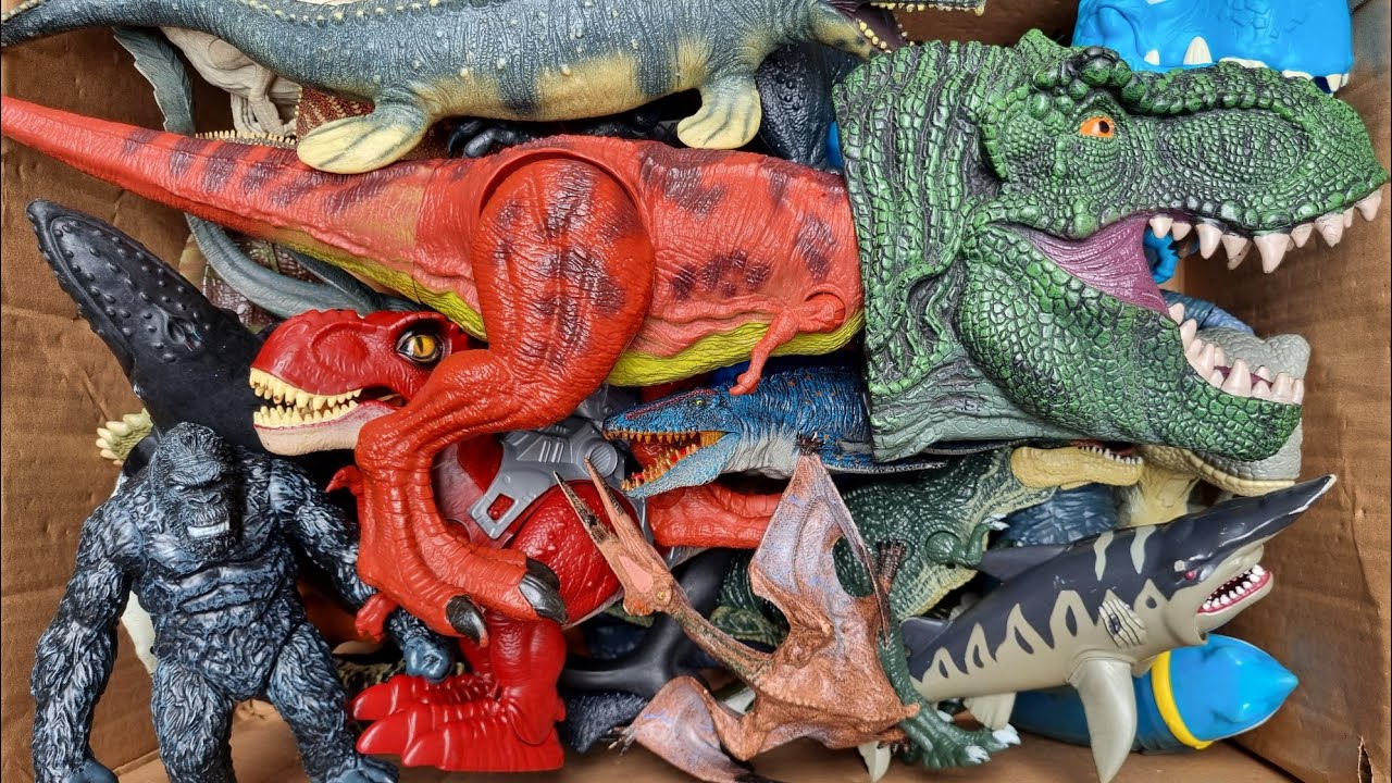 Hunting T-Rex, Distortus Rex, Spinosaurus, Megalodon, Mosasaurus And More Dinosaur Toy