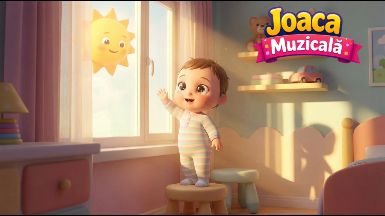 🌞🎶 Bună dimineața, soare zâmbitor! 🌈🧸 - cântecel pentru copii
