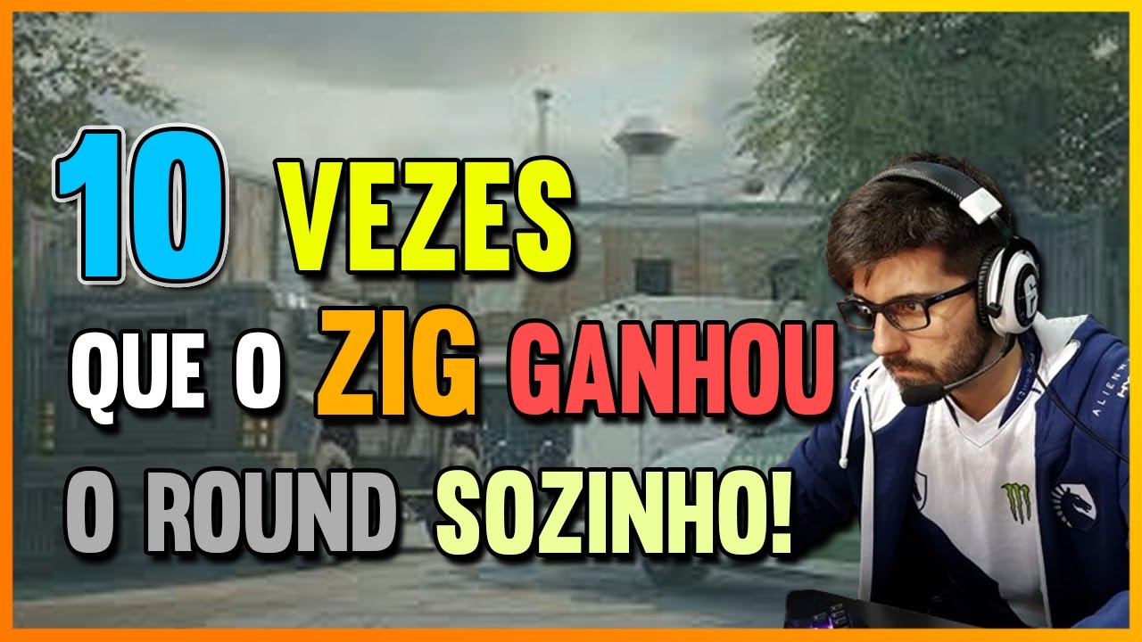 10 VEZES QUE O ZIG GANHOU O ROUND SOZINHO! - R6 CLIPS