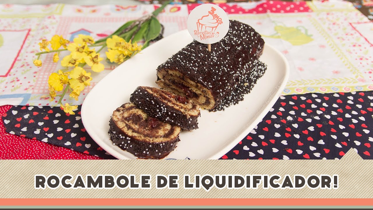Rocambole de Liquidificador - Receitas de Minuto #127