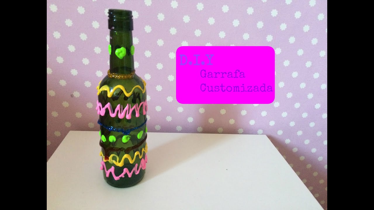 D.I.Y Garrafa Customizada❤
