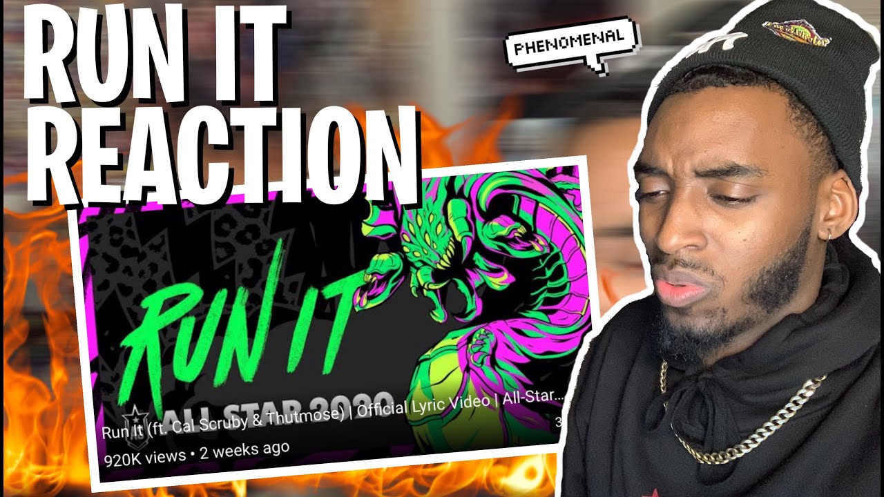 League of Legends - Run It (ft. Cal Scruby & Thutmose) | Official Lyric Video [RAPPER REACTS]