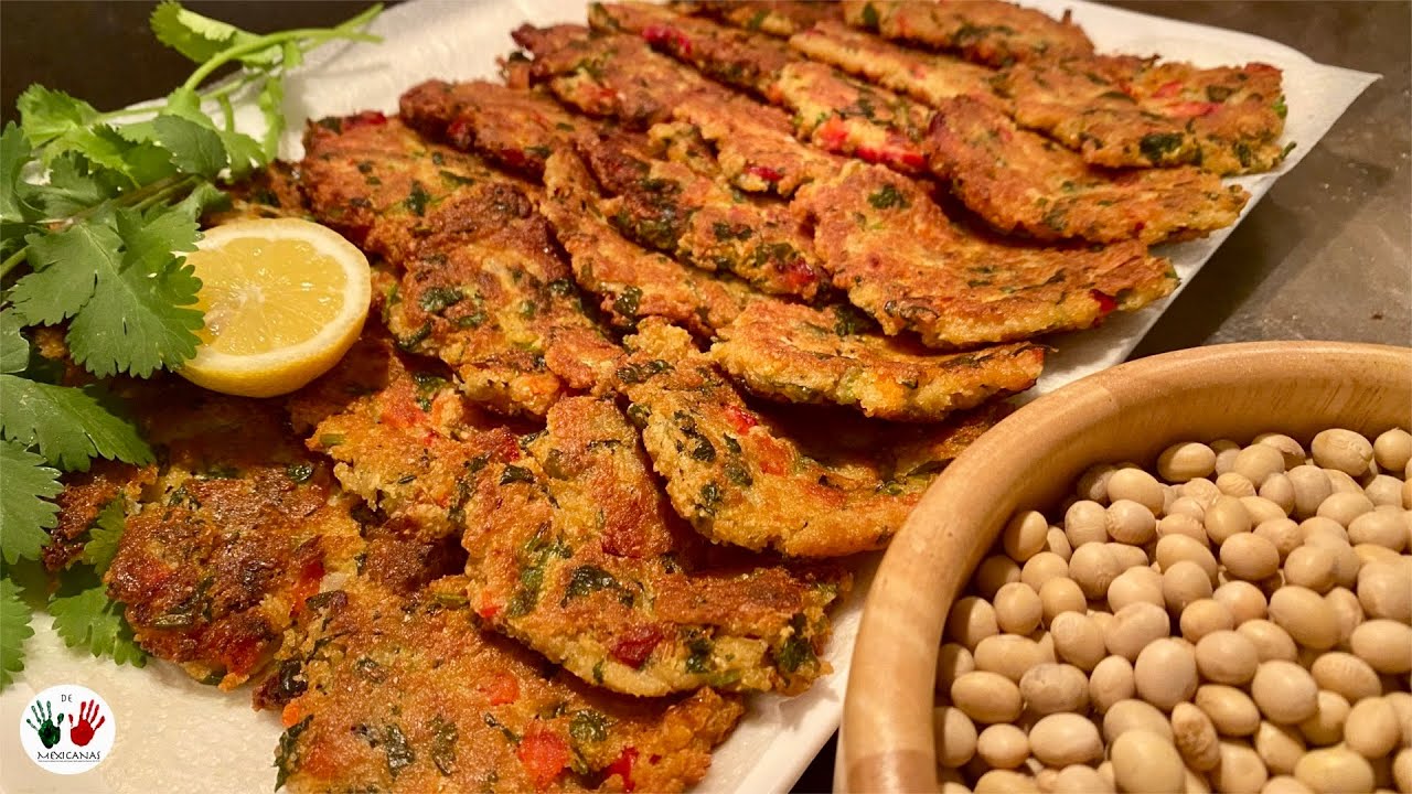 No Tires el Bagazo del Frijol de Soya, Prepara Ricas Croquetas Veganas Video 70