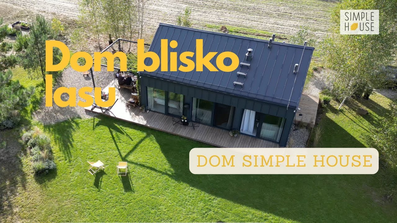Simple House. Dom w kadrze - dom blisko lasu I Drewniany dom modułowy #4