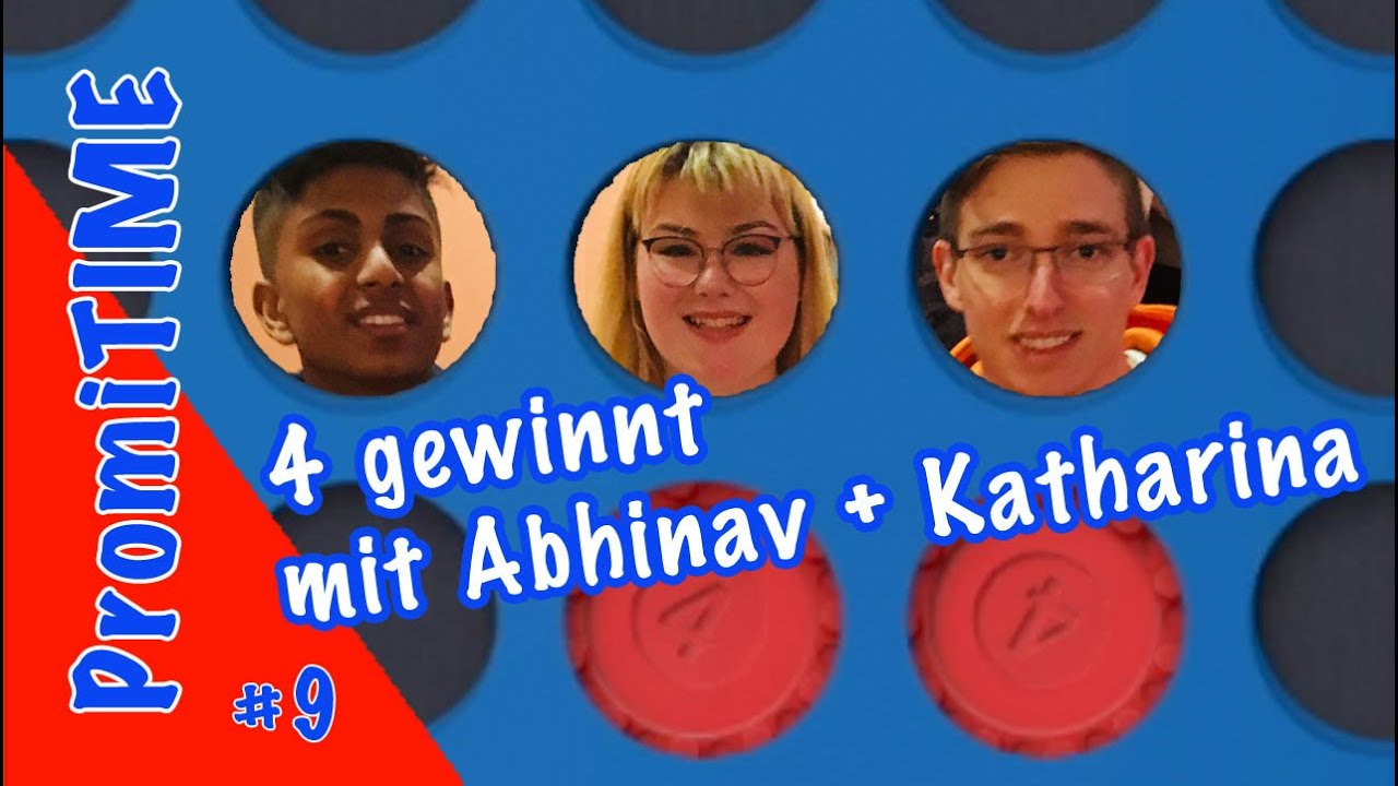 4 gewinnt #9 mit Abhinav + Katharina - Spiel, Spaß, Spannung