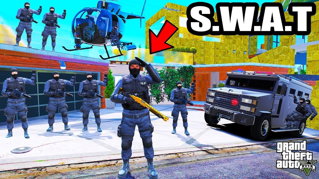 Franklin Upgrading His House to New ‘SWAT’ Headquarters in Gta 5