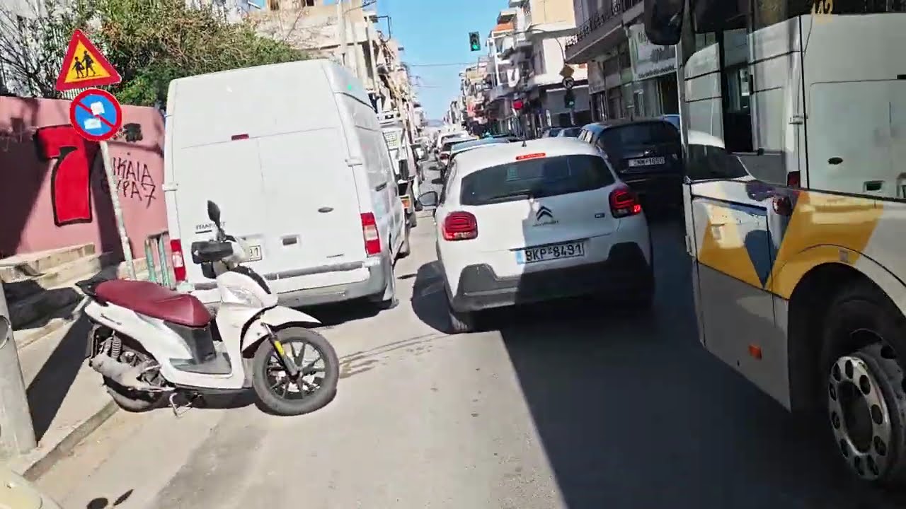 Keratsini to Aigaleo with scooter Kukirin G4 9/3/26