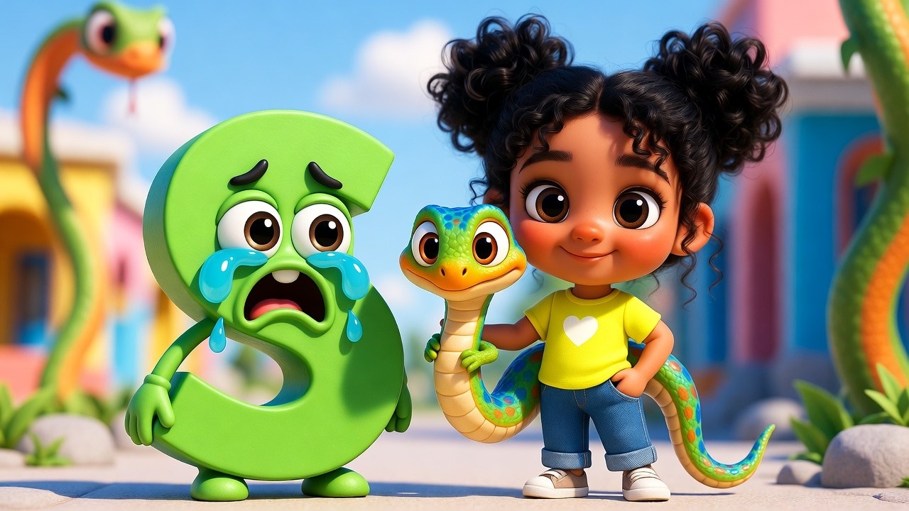 Funny Alphabet Adventure A–Z 🌈 | Crying Letters Turn Happy with Cute Objects!