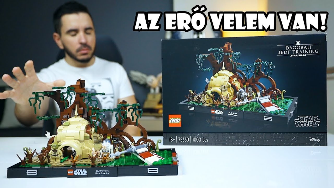 Tedd vagy ne tedd, de ne próbáld! || LEGO 75330 Jedi kiképzés a Dagobah bolygón dioráma