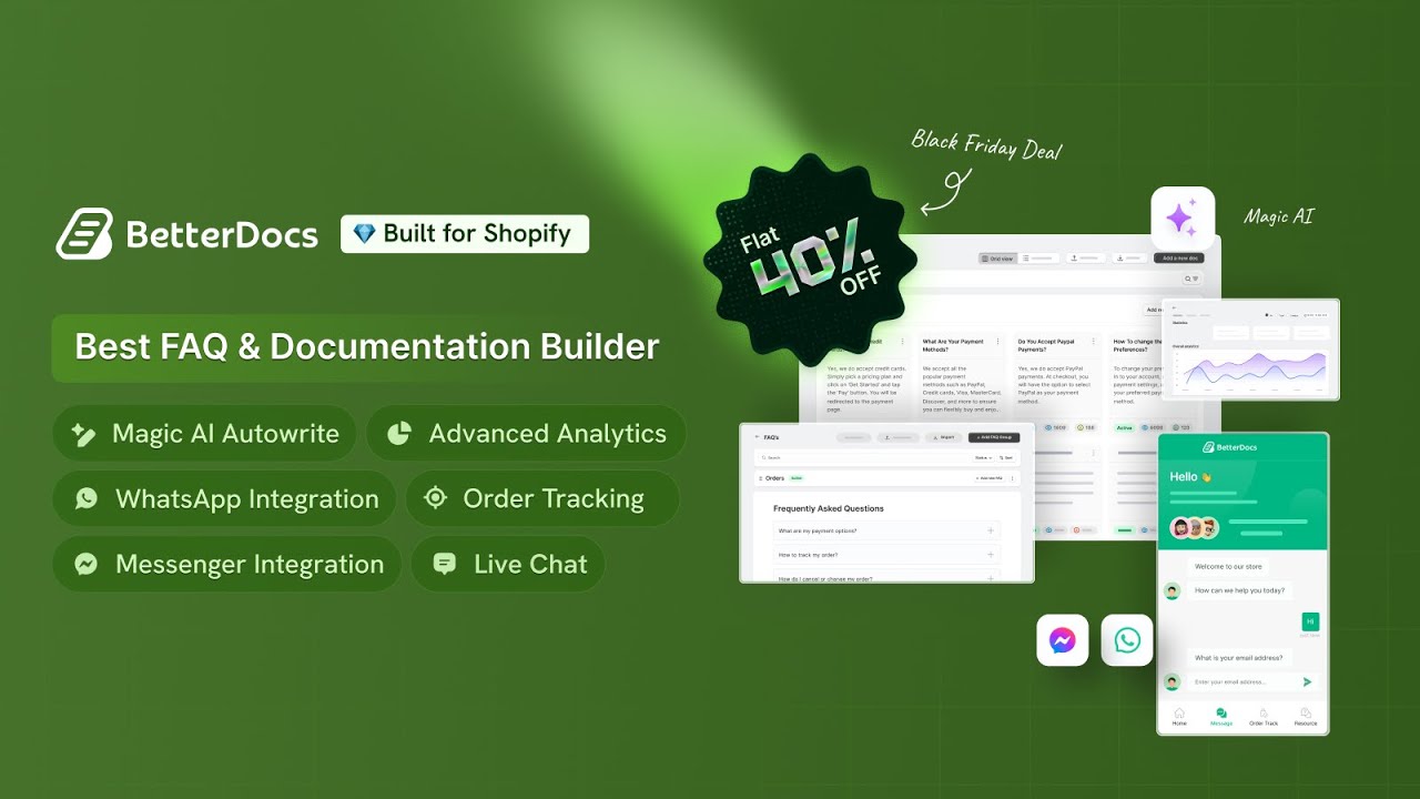 BetterDocs For Shopify: Best App To Build An Enriched FAQ & Knowledge Base Help Center