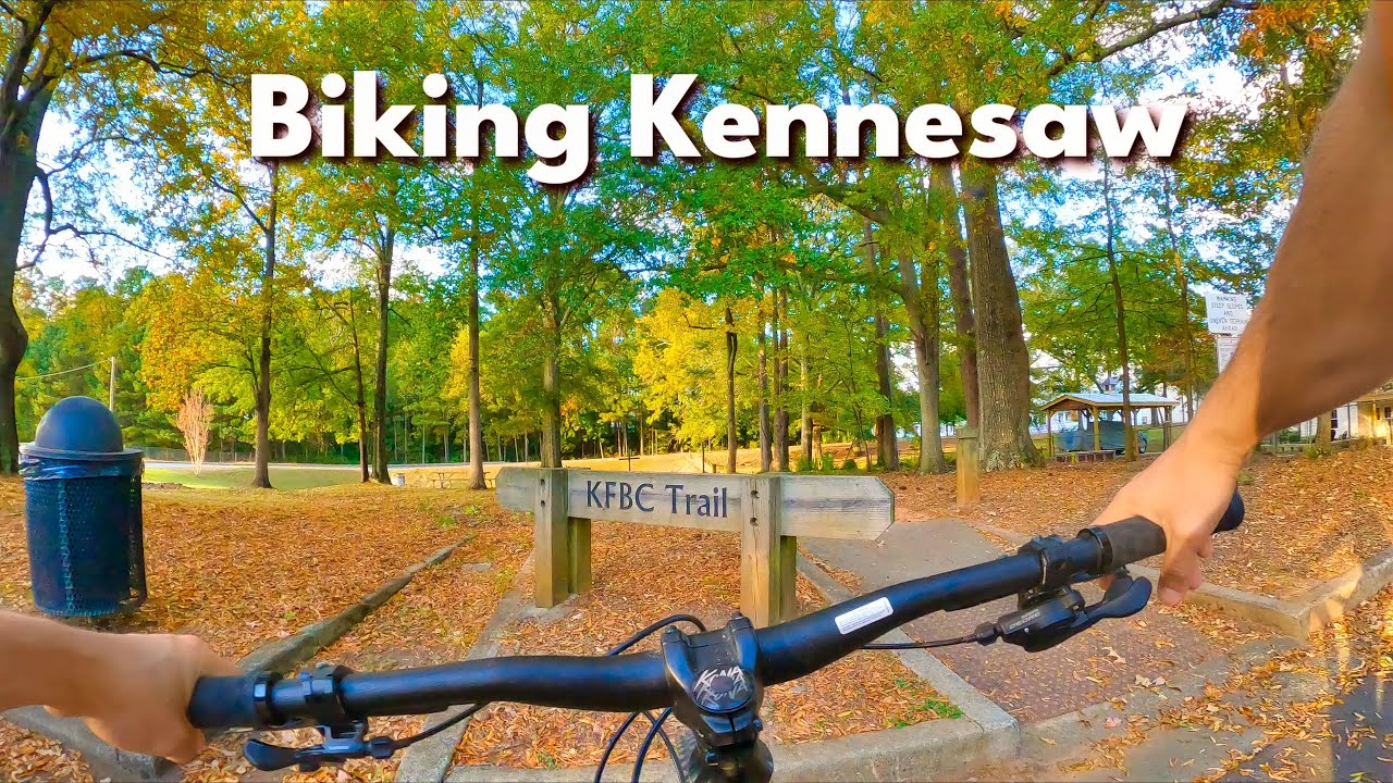 Biking Kennesaw Trail System to Downtown | GA