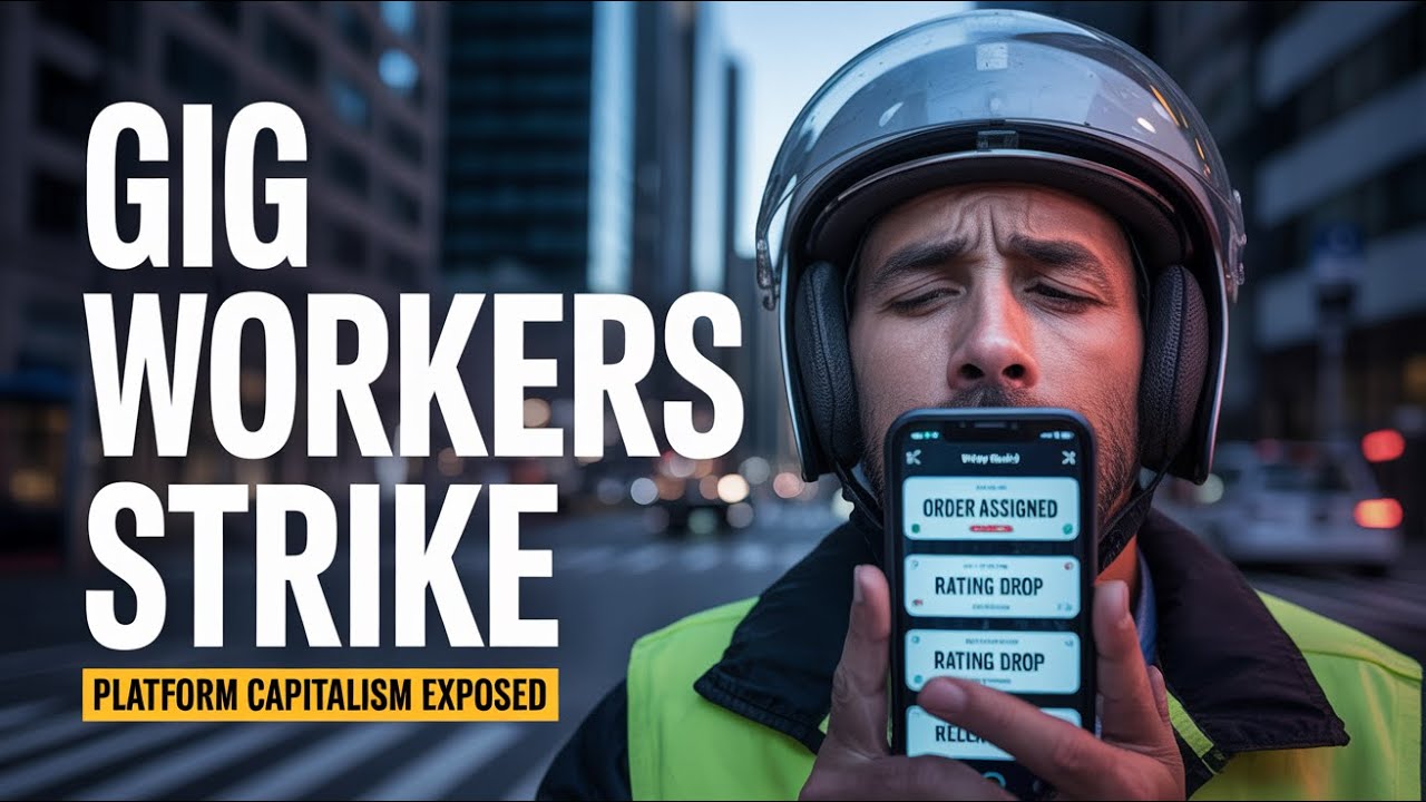 Разъяснение забастовки работников, занятых в сфере «гибкой занятости» | Платформенный капитализм,...