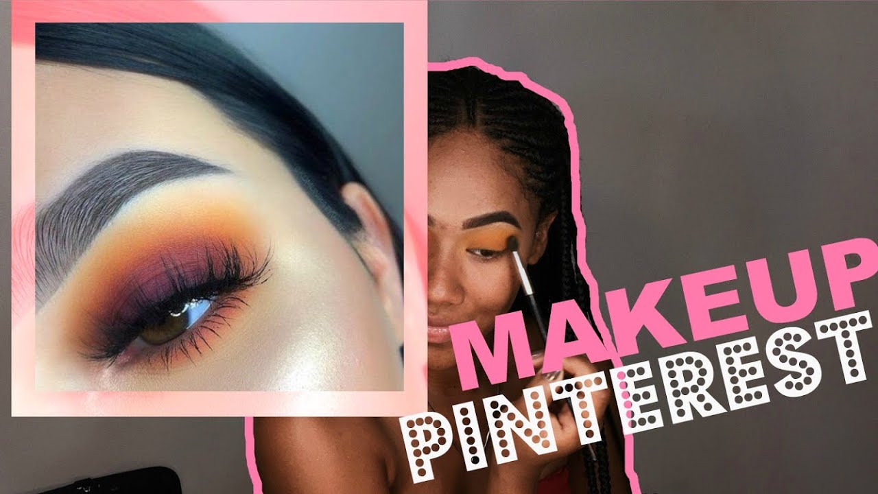 DESAFIO DE MAKE - REPRODUZI A MAKE DA GRINGA 🙀😻( PINTEREST)
