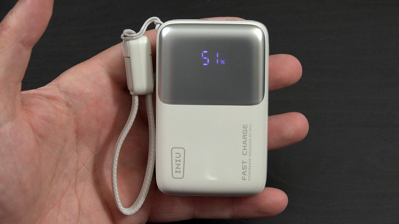 Портативное зарядное устройство INIU Pocket Rocket P50, карманного размера, сверхкомпактный внешн...