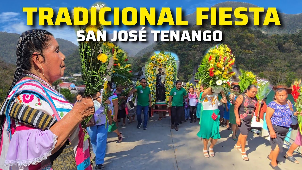 GRAN FIESTA en SIERRA MAZATECA de OAXACA. San José Tenango.